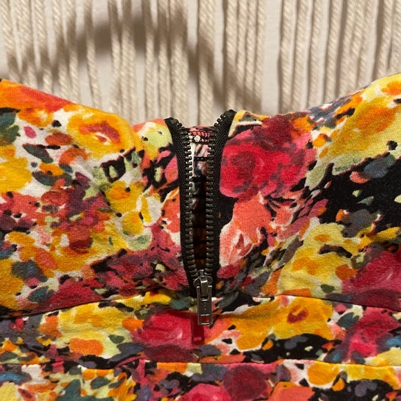 Floral Art Deco Spaghetti Strap Cotton Top Size XL - Picture 8 of 8